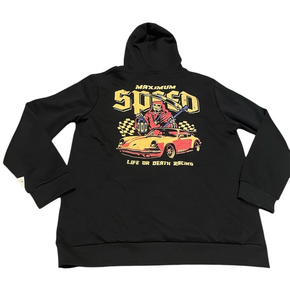 Retrofit Other - Retrofit Black Hoodie with Vibrant Maximum Speed Graphic XXL Mens NWT